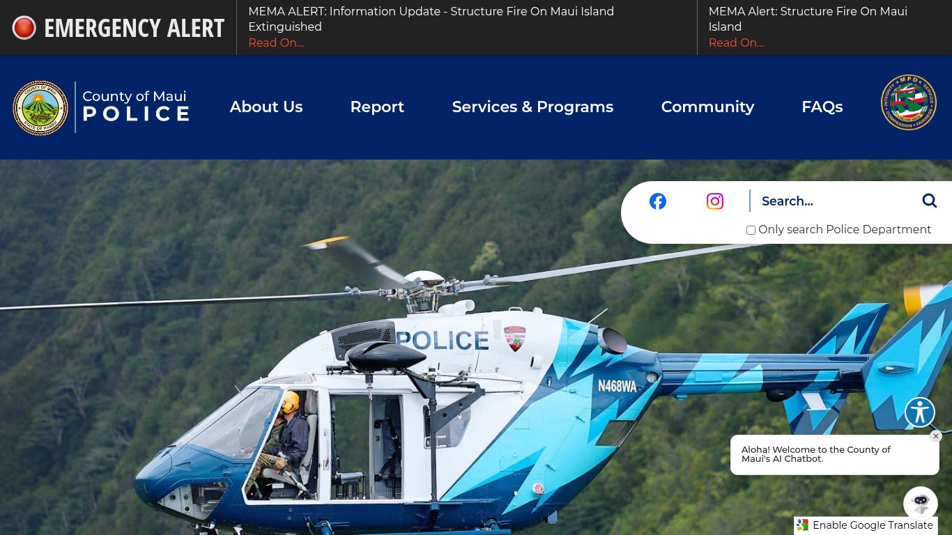 Maui County Police Arrest Information